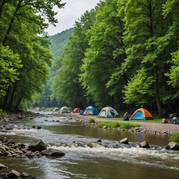 Quelles sont les meilleures pratiques pour camper en bord de rivière avec risque de crues?